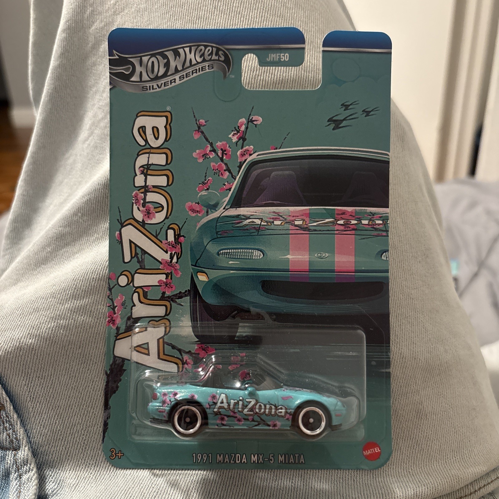 Hot Wheels Silver Series x AriZona Cherry Blossom Mazda MX-5 Miata Die-Cast Hot Wheels Silver Series x AriZona Cherry Blossom Mazda MX-5 Miata Die-Cast