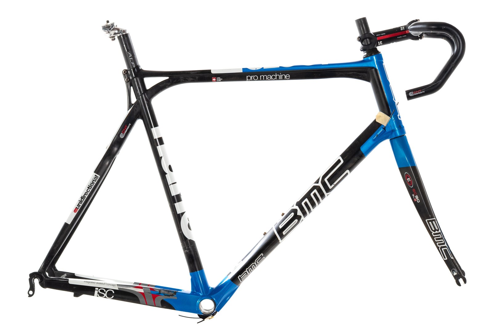 USED 2007 BMC Pro Machine SLC 01 59cm Carbon Road Bike Frame Easton EC90 SLX