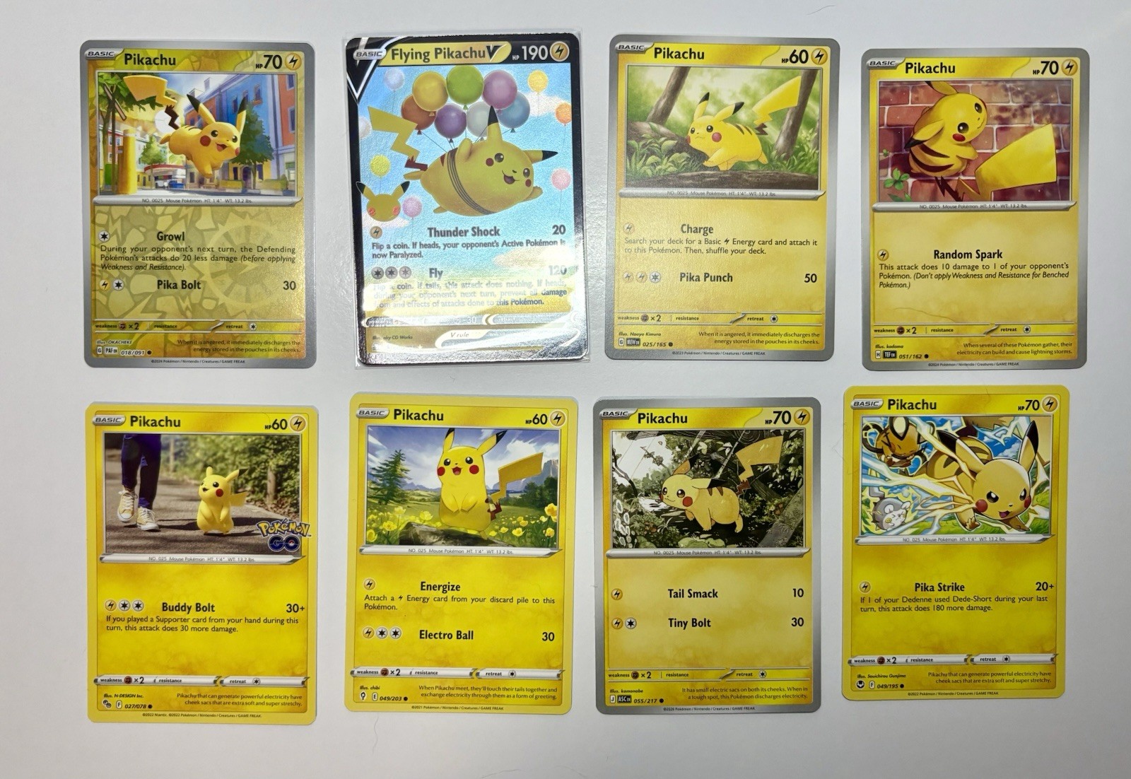 Flying Pikachu V 006/025 Celebrations Holo With Pikachu Starter Collection Lot