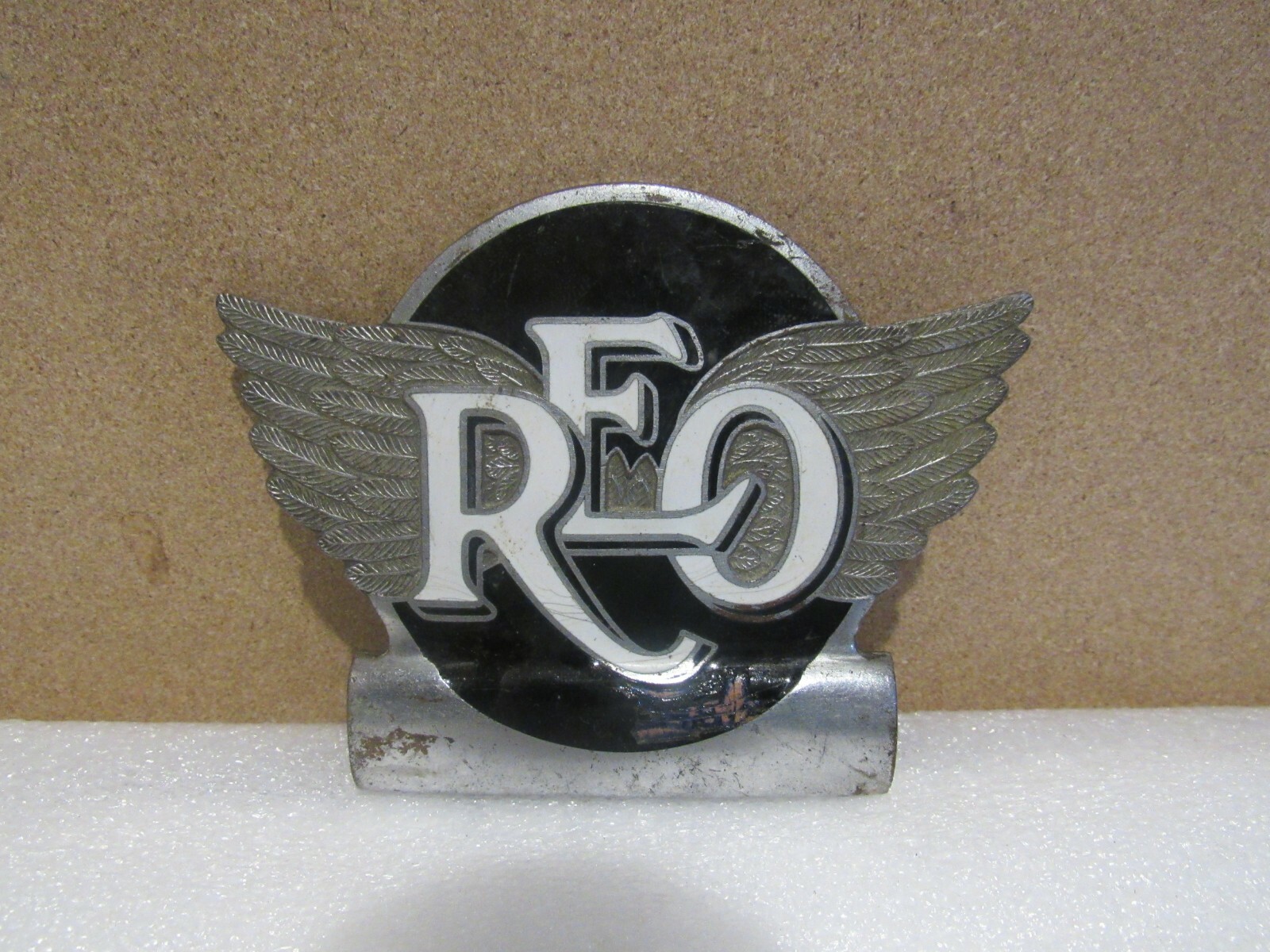 Vintage REO Emblem Model F wagon 1916-30 Radiator Grille Badge Wings Original Vintage REO Emblem Model F wagon 1916-30 Radiator Grille Badge Wings Original