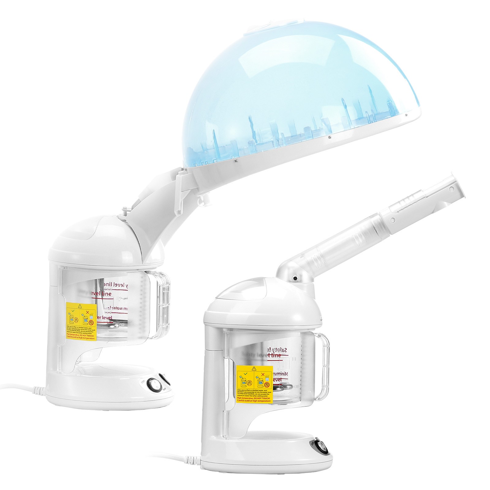Uimoso 2 in 1 Hair & Facial Steamer Professional Hair Steamer with Bonnet Hood