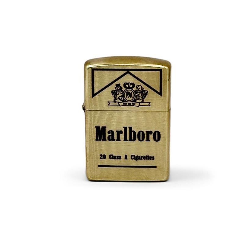 Marlboro Custom Zippo Lighter | Solid Brass Armor Zippo | Made In USA
