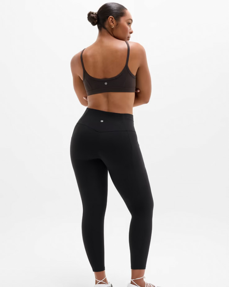 Athleta Salutation Stash High Rise 7/8 Leggings Women Yoga Workout Pants Athleta Salutation Stash High Rise 7/8 Leggings Women Yoga Workout Pants