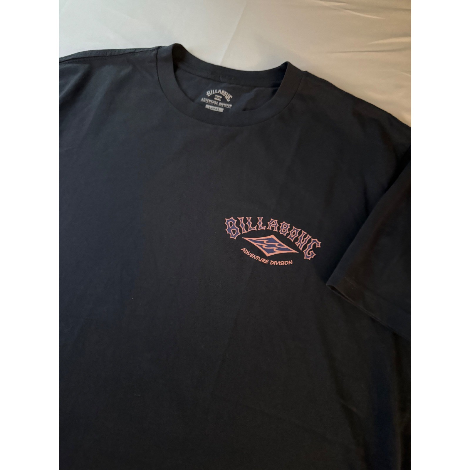 Billabong Adventure Division ADIV Arch SS Organic Cotton Tee Black Mens Large Billabong Adventure Division ADIV Arch SS Organic Cotton Tee Black Mens Large