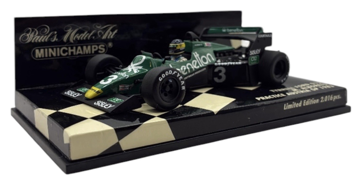 Minichamps 1/43 Tyrrell Ford 012 M. Alboreto 1983 Practice Austria GP 400830103 Minichamps 1/43 Tyrrell Ford 012 M. Alboreto 1983 Practice Austria GP 400830103