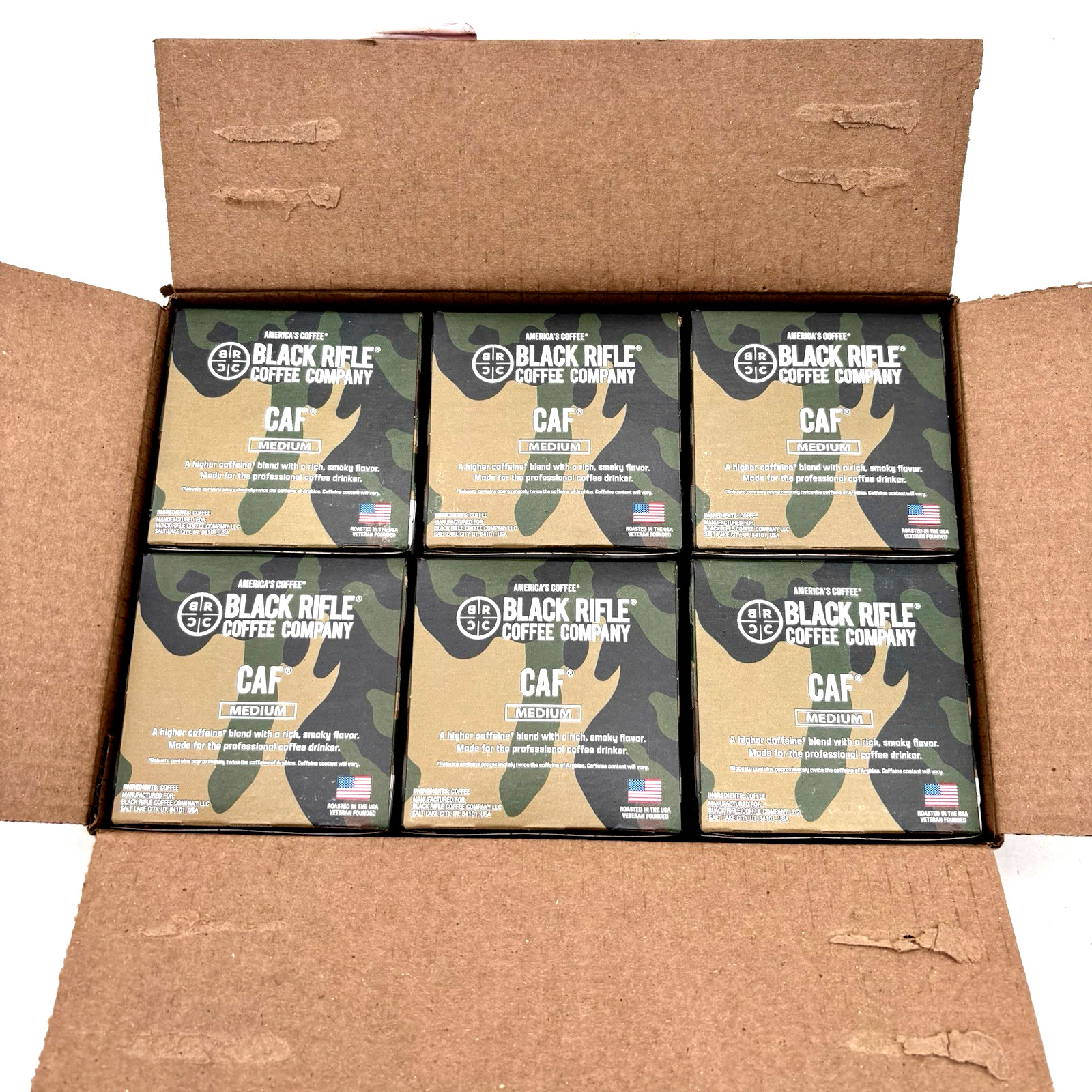 Black Rifle Coffee Company CAF 12 Count Medium Roast K Cups 72 Count