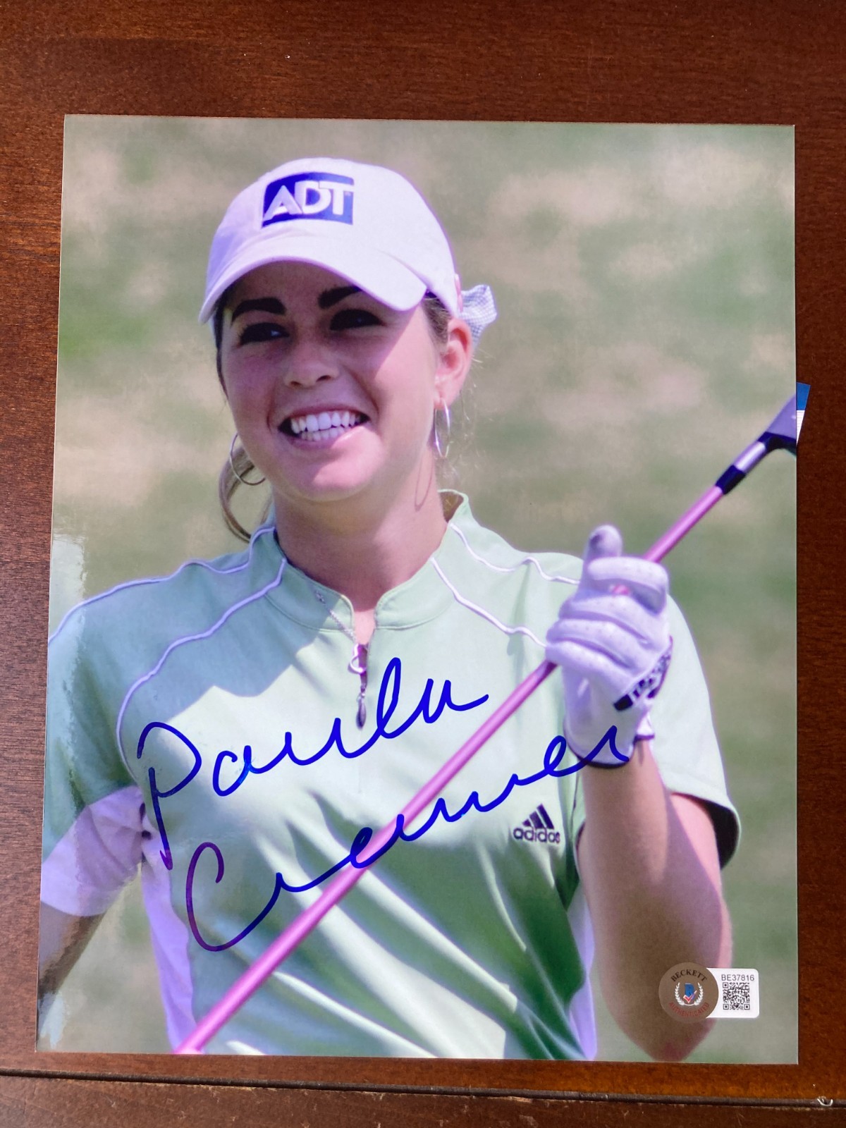 Paula Creamer Signed Beckett COA Autograph 8X10 Photo Auto