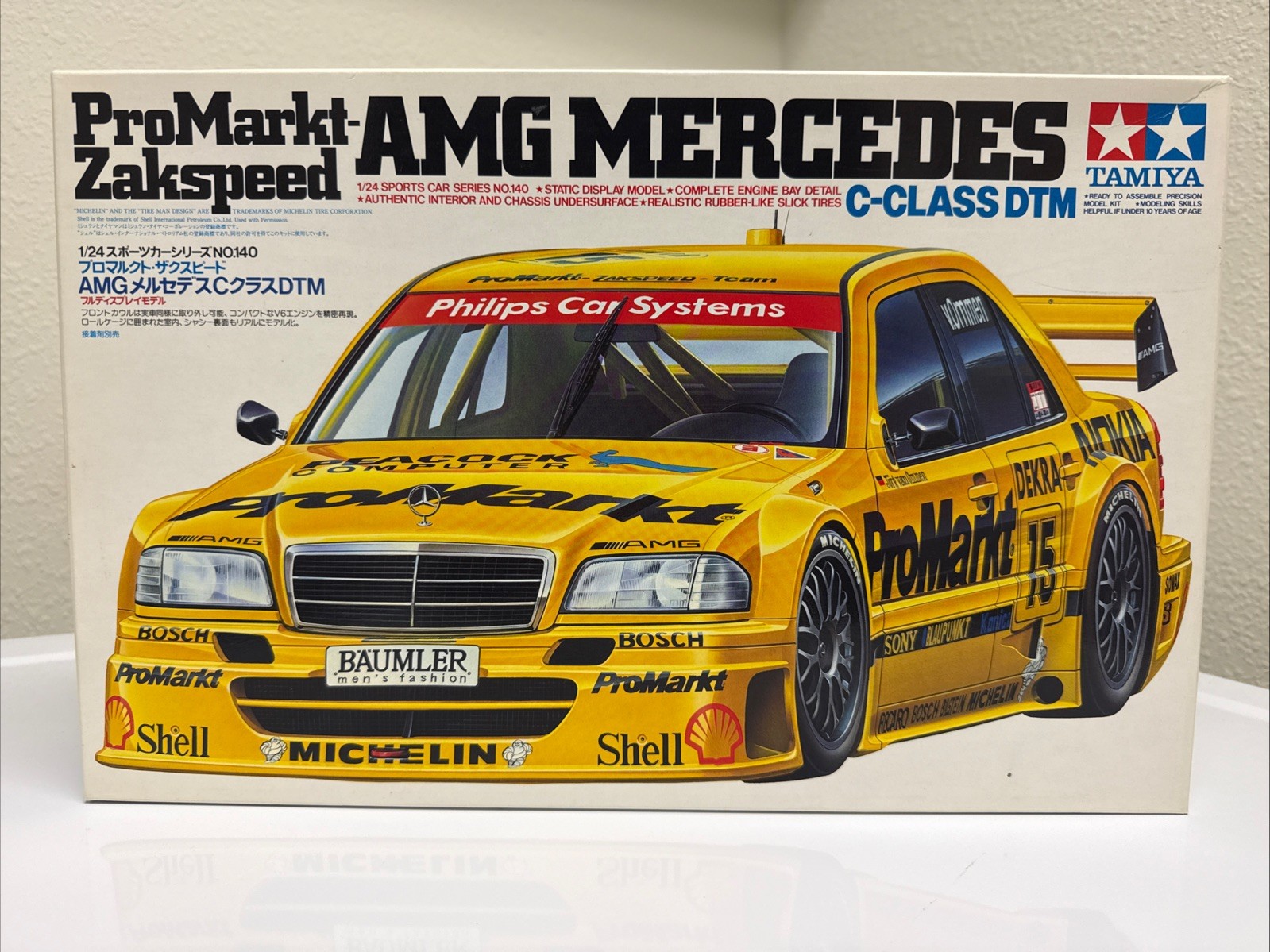 Tamiya - 1/24 1994 AMG Mercedes C-Class DTM ProMarkt-Zakspeed (24140)