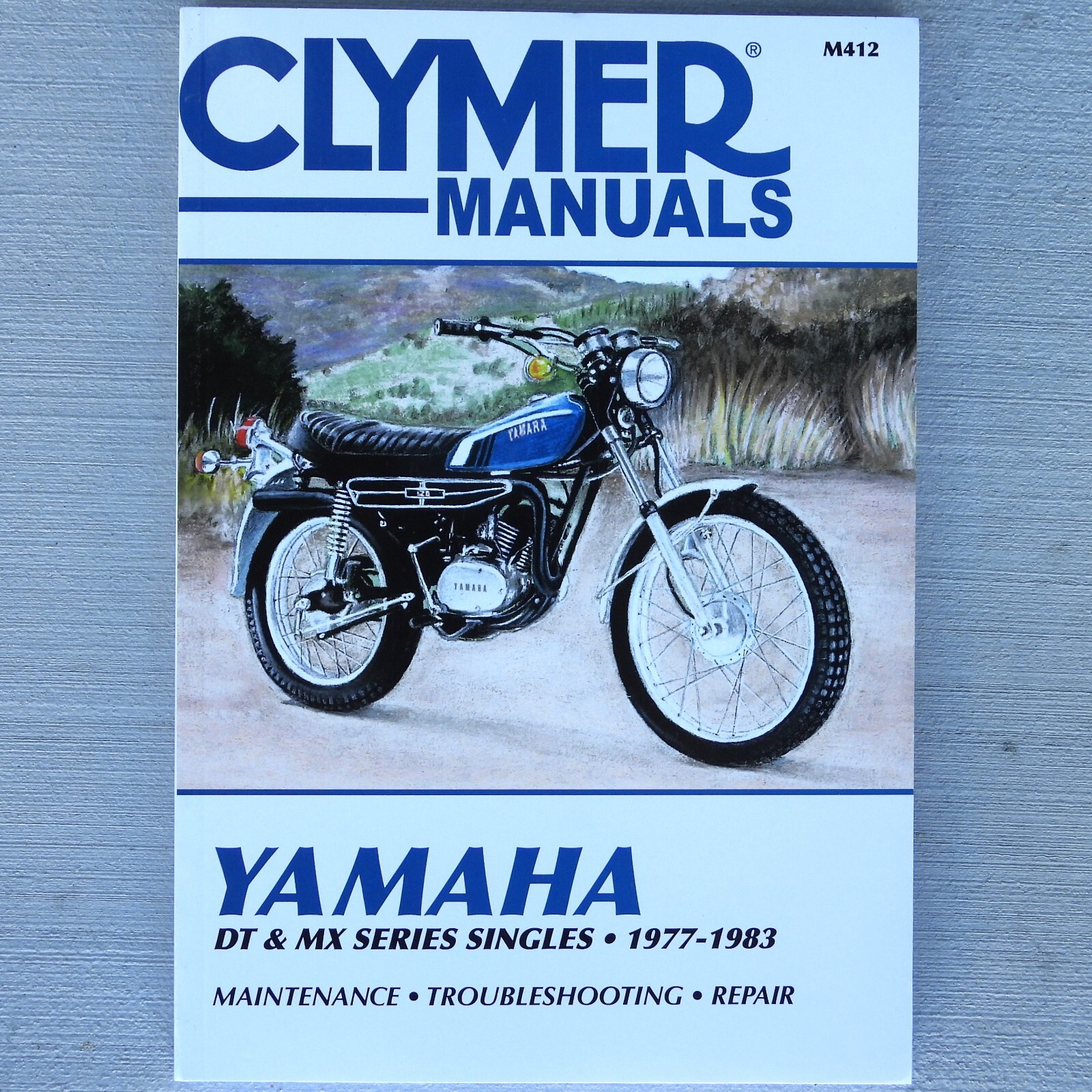 1977-1983 Yamaha DT100 DT125 DT175 DT250 DT400 CLYMER REPAIR MANUAL