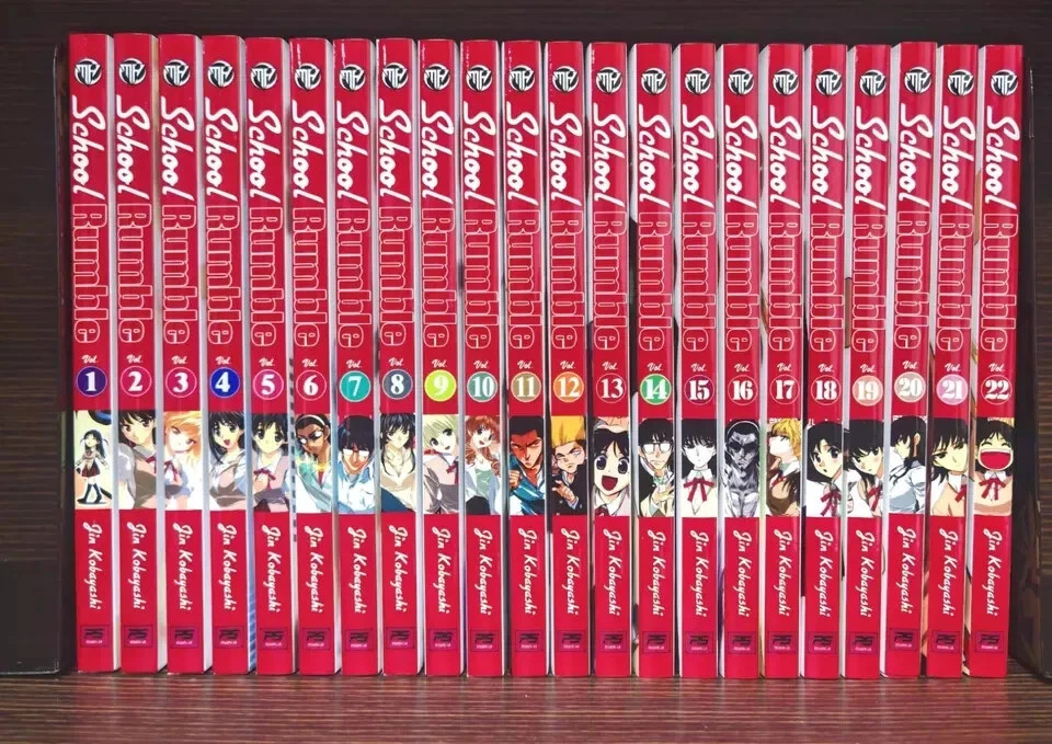 SCHOOL RUMBLE Manga Complete Full Set English Volumes 1-22 By Jin Kobayashi-DHL