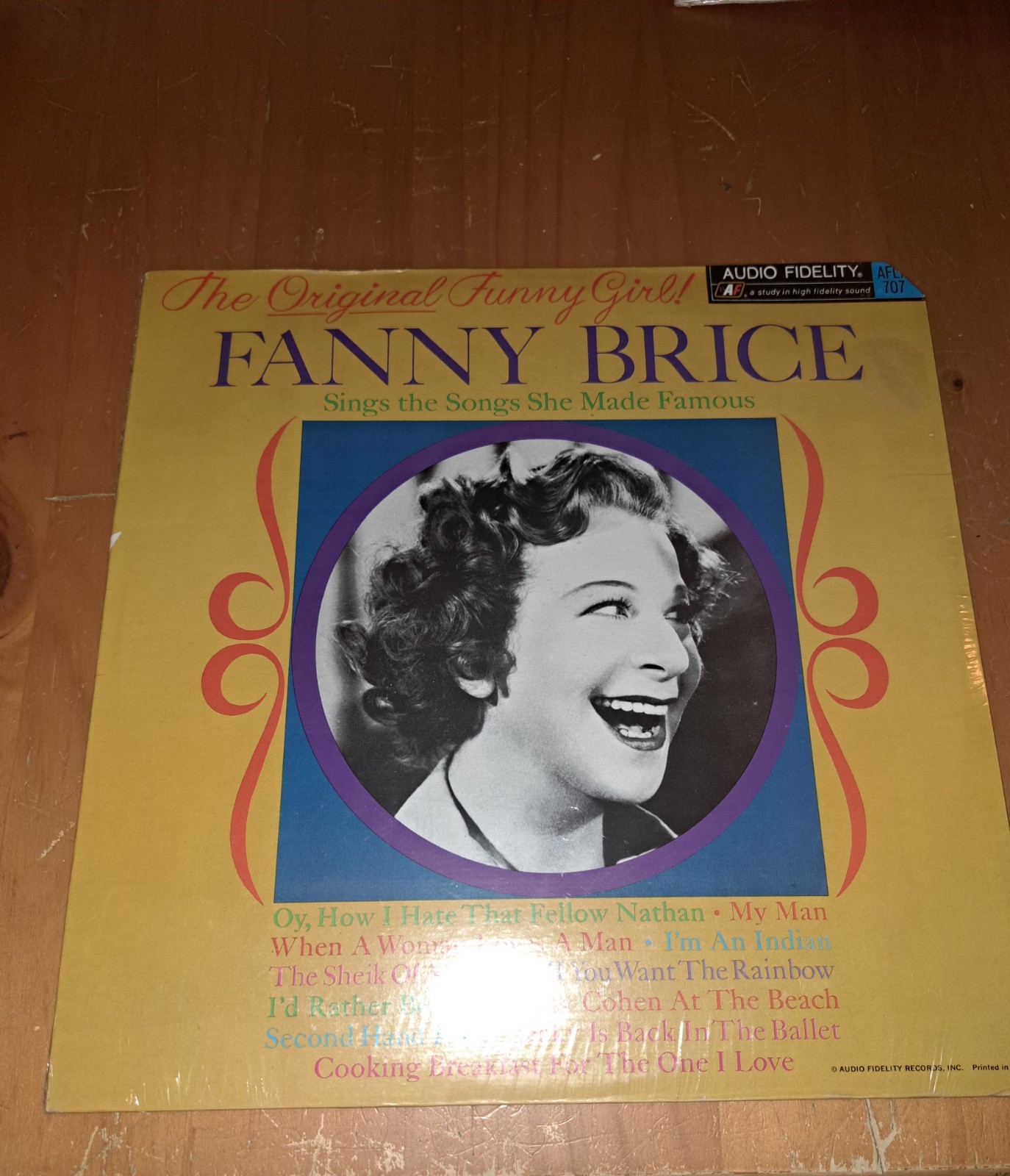 Vintage NEW SEALED Fanny Brice Original Funny Girl Vinyl 1968