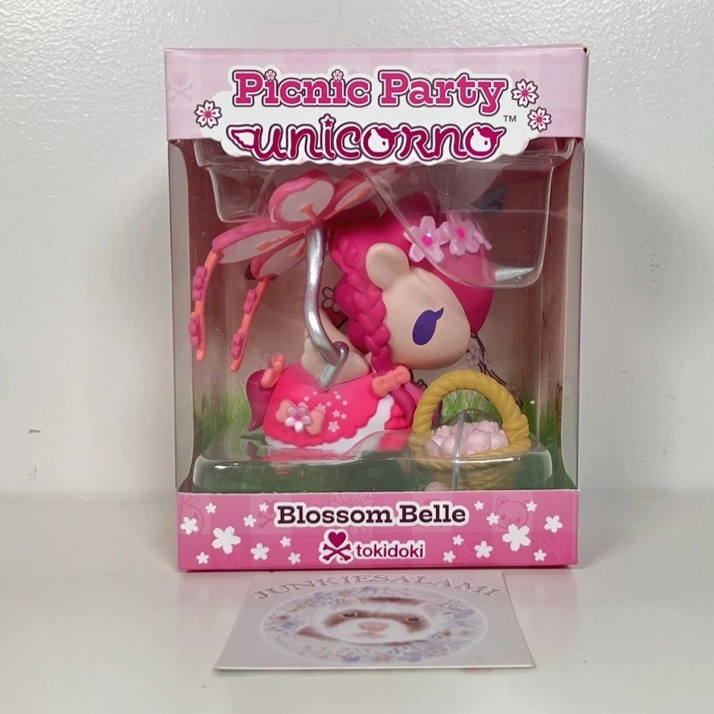 TOKIDOKI Picnic Party Unicorno Special Edition Sakura Blossom Belle New