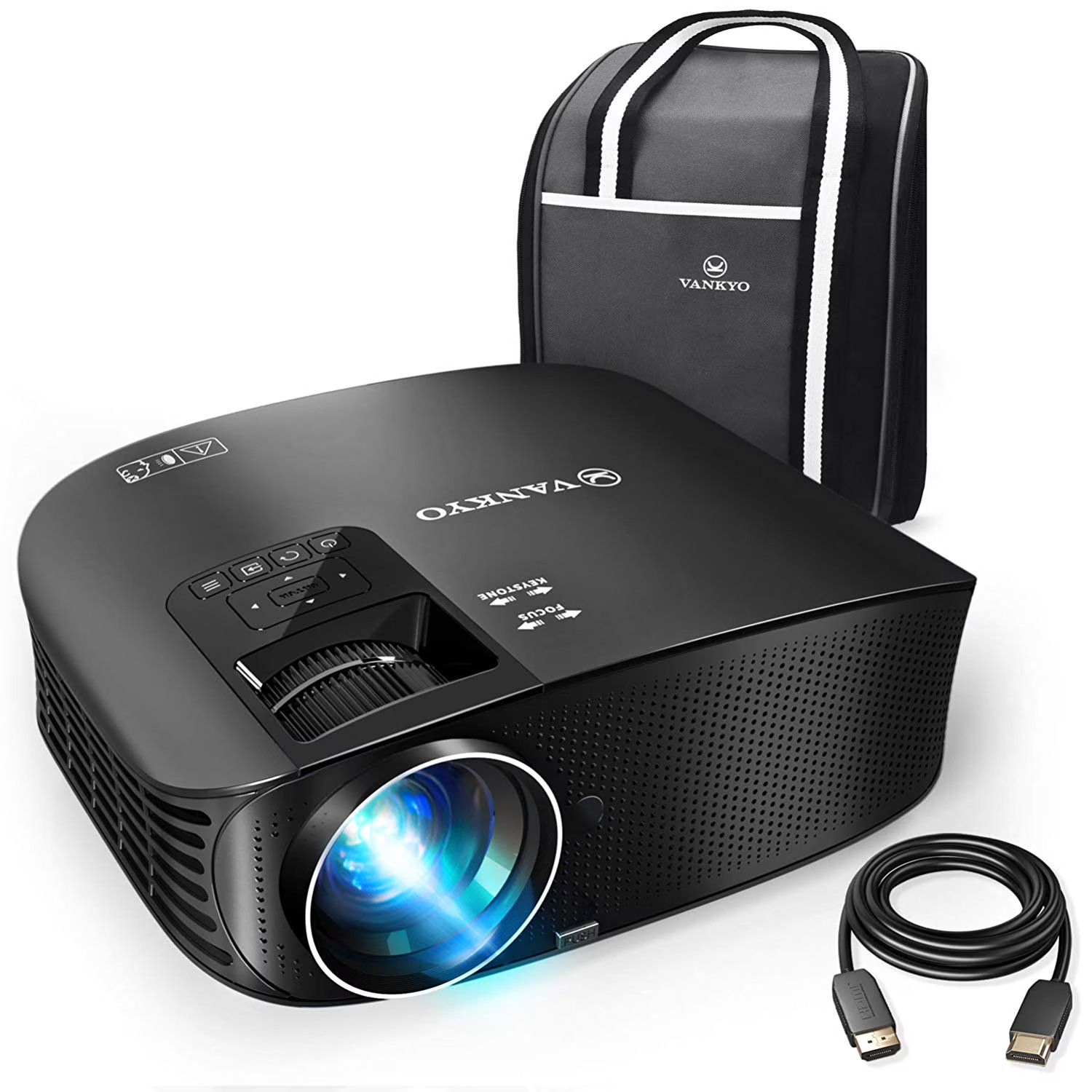 VANKYO Portable 1080P Movie Projector 15000LMS Video Home Theater 200