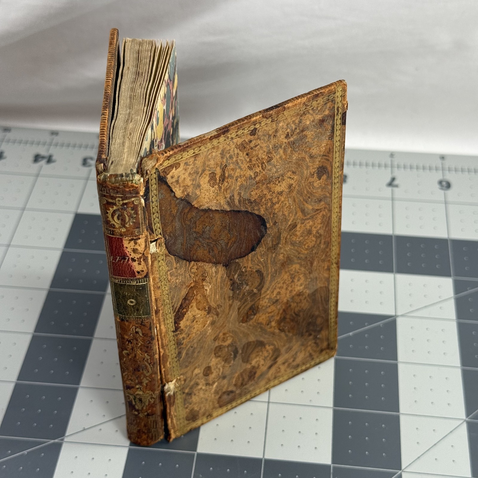 Ambrose Philips Poetical Works Book 1781 Brown Fair Antique Leather 18thC Ambrose Philips Poetical Works Book 1781 Brown Fair Antique Leather 18thC