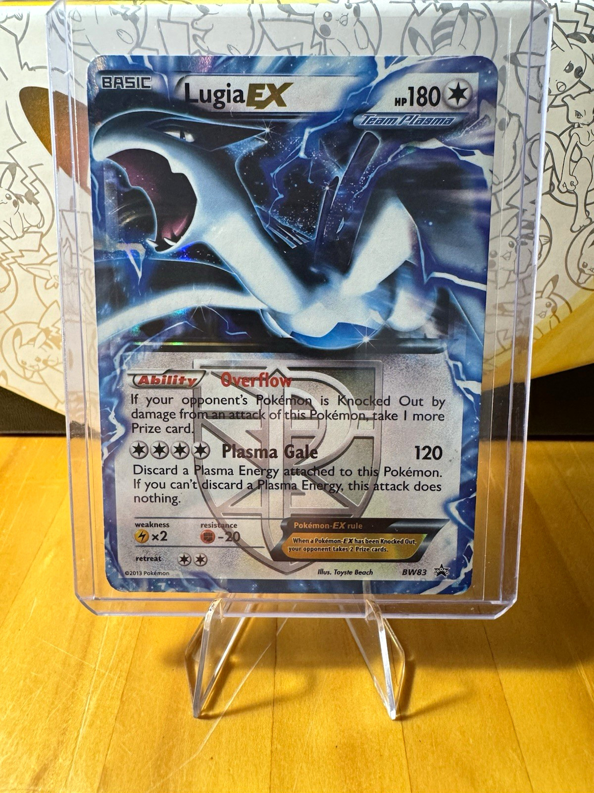 Pokémon TCG Lugia EX Team Plasma BW83 Holo Promo 180 HP English 2013