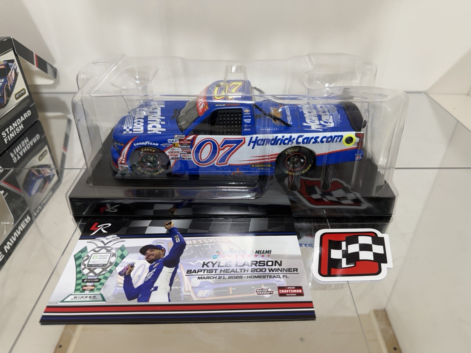 2025 KYLE LARSON #07 HOMESTEAD RACE WIN  1/24 TRUCK