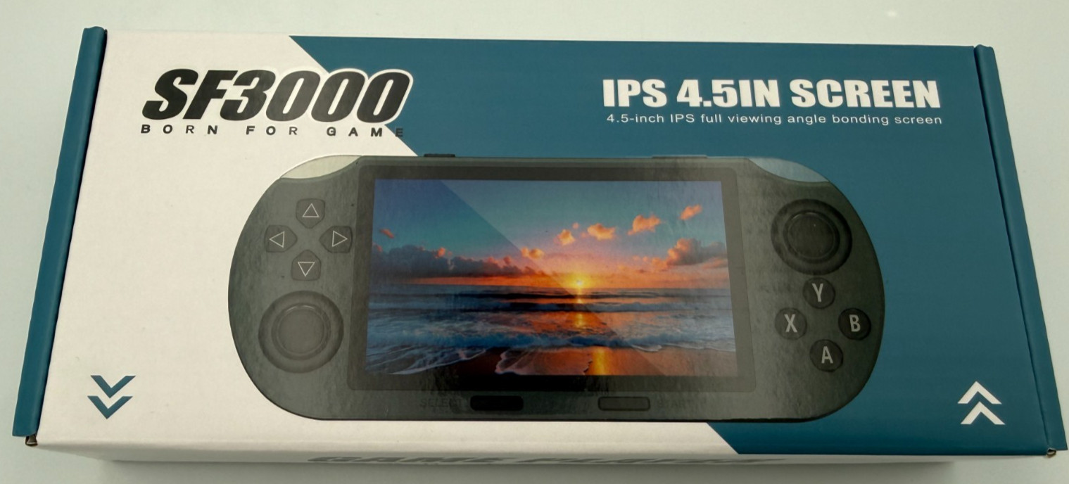 SF3000HD Handheld Game Player 4.5 Inch IPS Screen Portable Retro Console