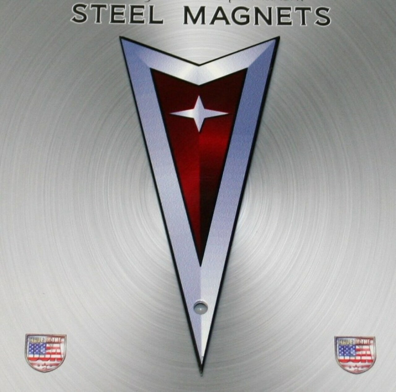 Pontiac Arrow Emblem Flat Steel Sign