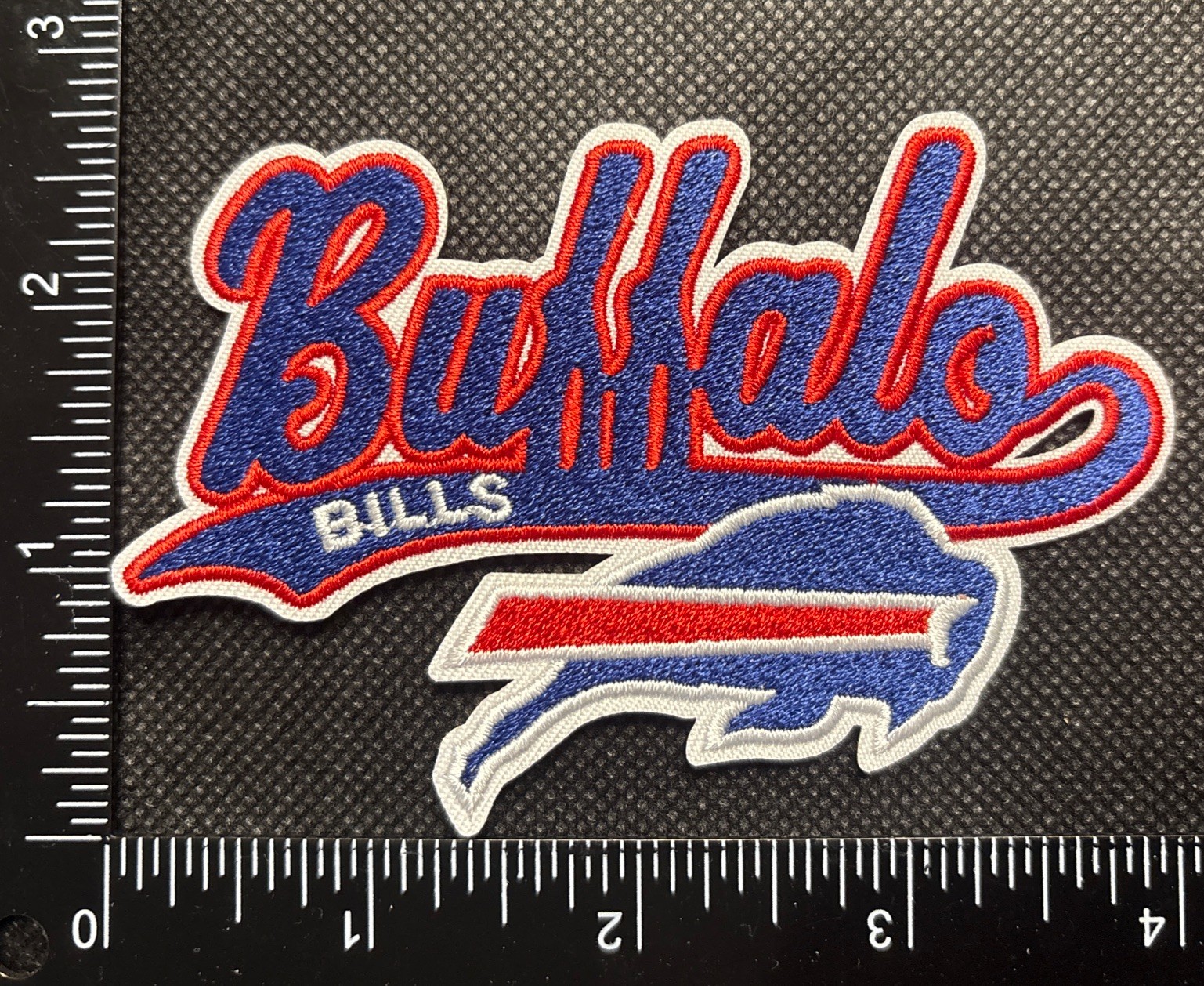 BUFFALO BILLS NFL FOOTBALL IRON ON EMBROIDERED PATCH SEE PHOTOS