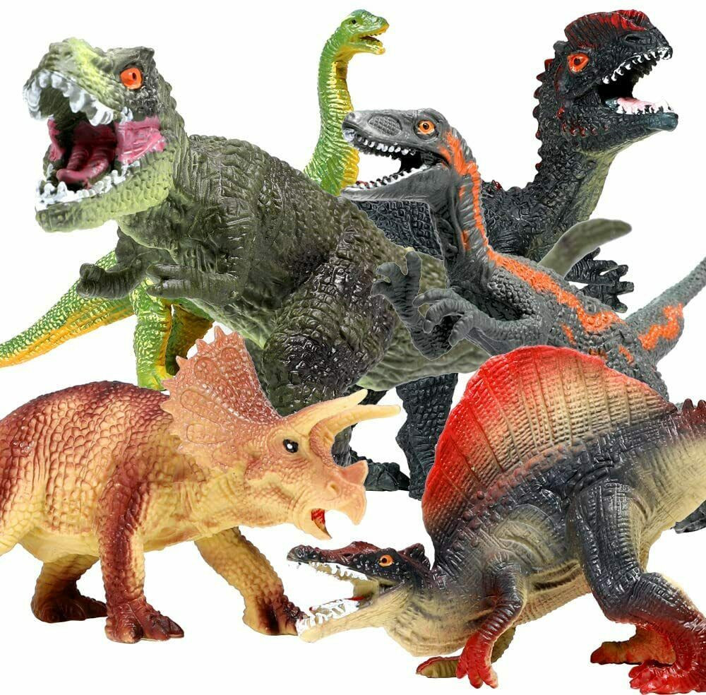 Jumbo Dinosaur Toy Set, 12pcs Realistic Dinosaurs Toys for Kids Large Dinosaur Jumbo Dinosaur Toy Set, 12pcs Realistic Dinosaurs Toys for Kids Large Dinosaur