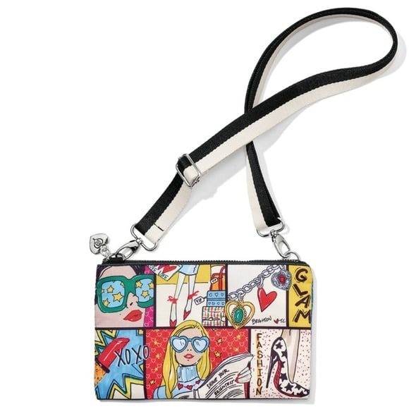 BRIGHTON GLAM GIRL CROSSBODY POUCH BAG PURSE TOM CLANCY FASHIONISTA New Package