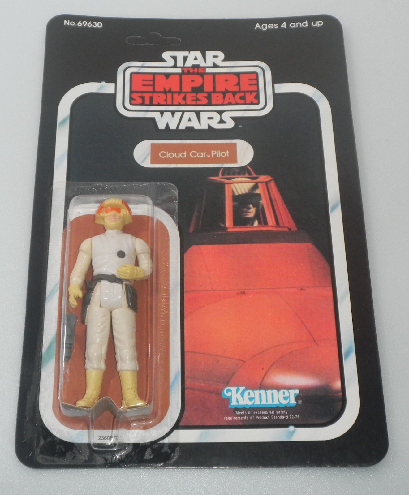 RECARDED 1981 Star Wars ESB Cloud Car Pilot 99% Complete Vintage Figure Lot