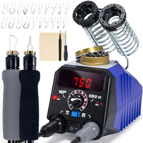 WEP 939D-VI Dual Pen Wood Burning Kit 250-750℃/482-1382℉ A/B Toggle Wood...