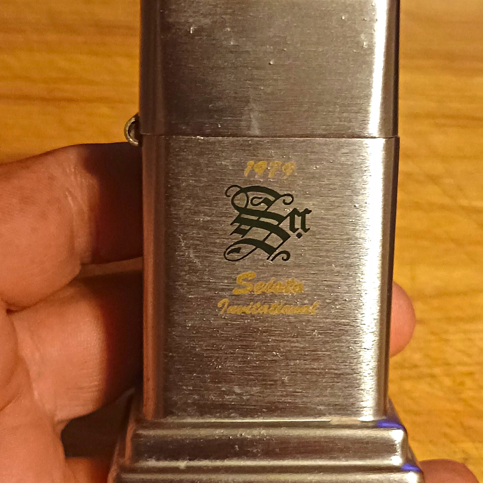 Vintage 1978 Zippo Barcroft No 4 Table Lighter - 1979 Select Invitational Golf T Vintage 1978 Zippo Barcroft No 4 Table Lighter - 1979 Select Invitational Golf T