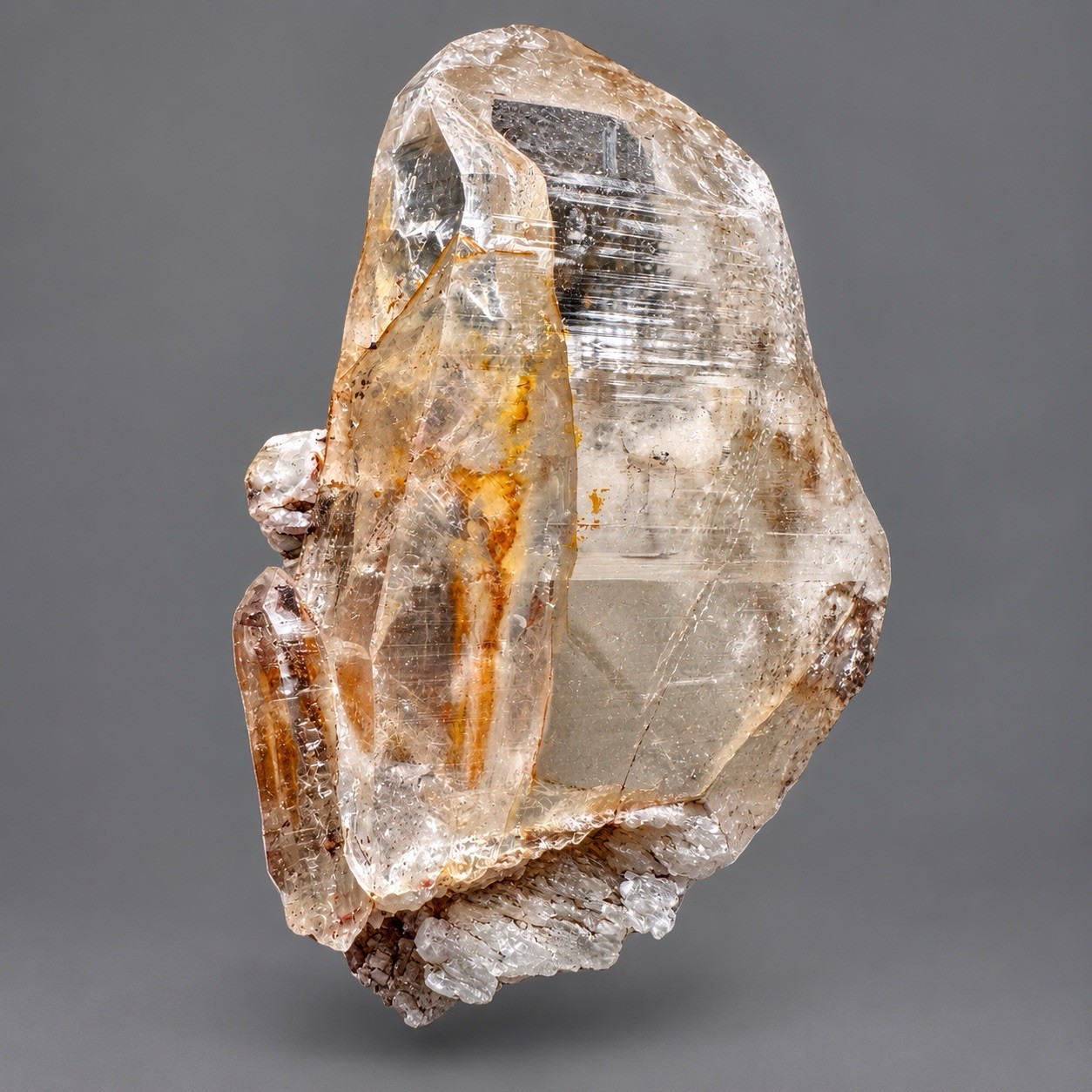 “Amber Fissure” Ganesh Himalayan Quartz Golden Vein Record Keeper Healed Crystal