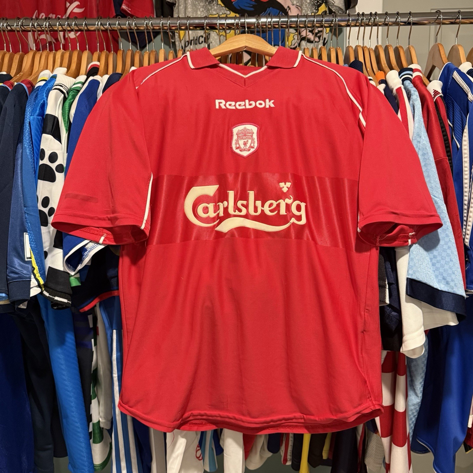 Reebok Liverpool 2000/2002 Carragher Home Jersey