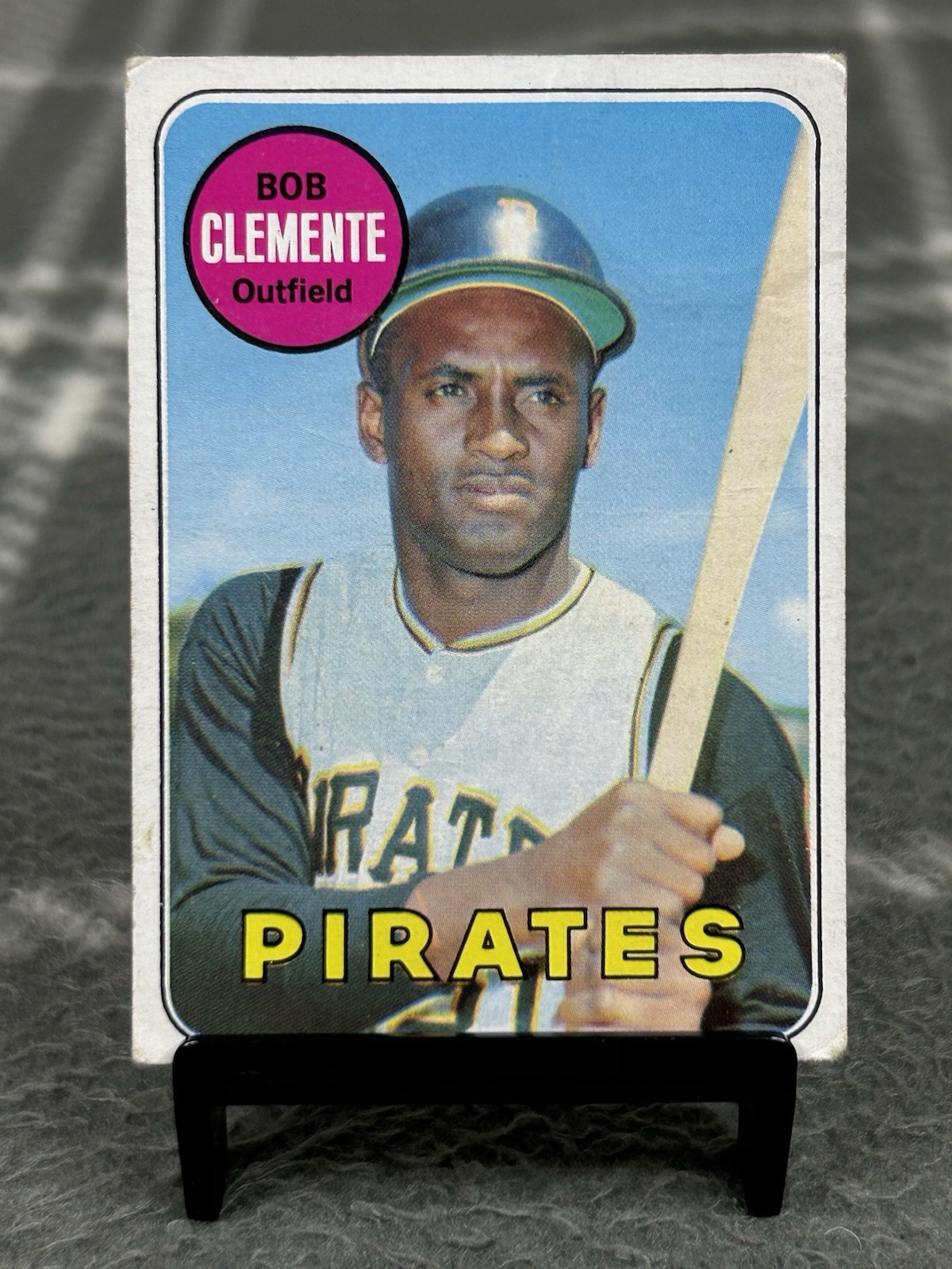 1969 Topps - Roberto Clemente #50 Bob on Card Pittsburgh Pirates HOF