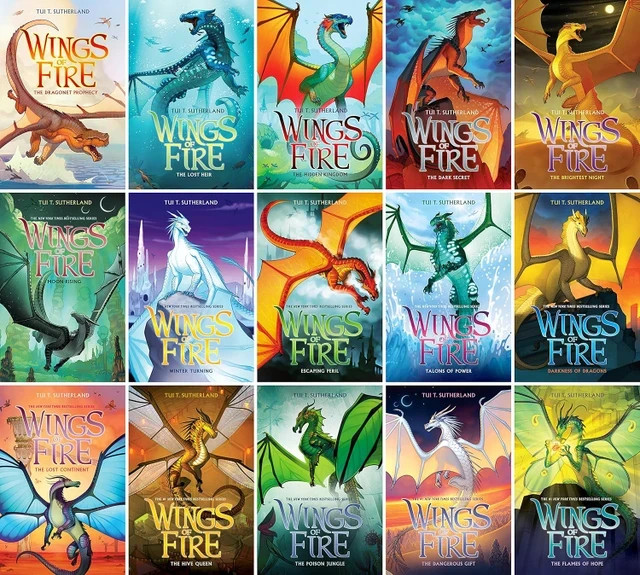 Wings of Fire - Books 1-15 - Paperback Wings of Fire - Books 1-15 - Paperback