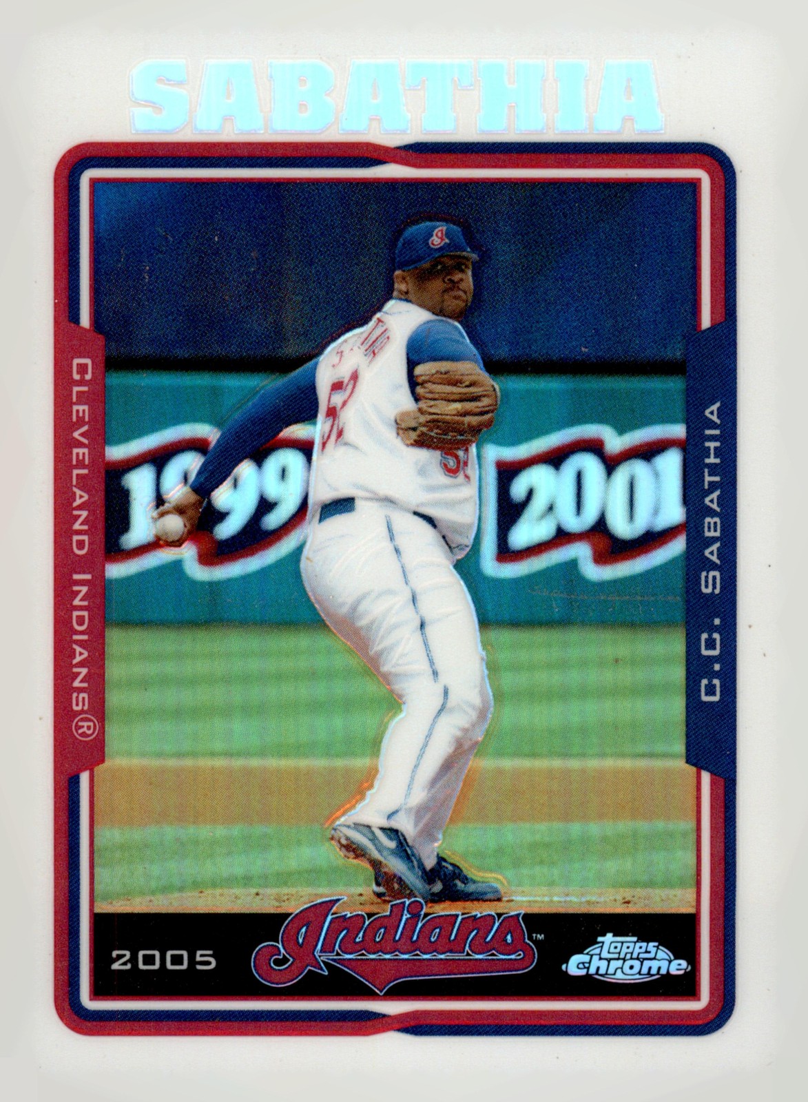 2005 Topps Chrome #310 CC Sabathia Refractors
