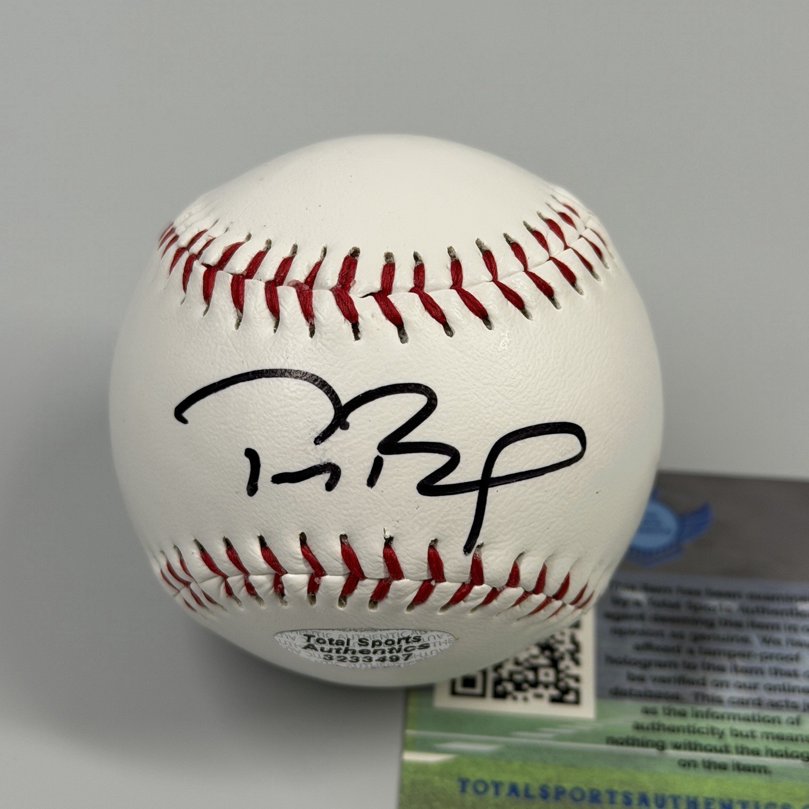 Tom Brady Signed Autographed Baseball Patriots W/COA