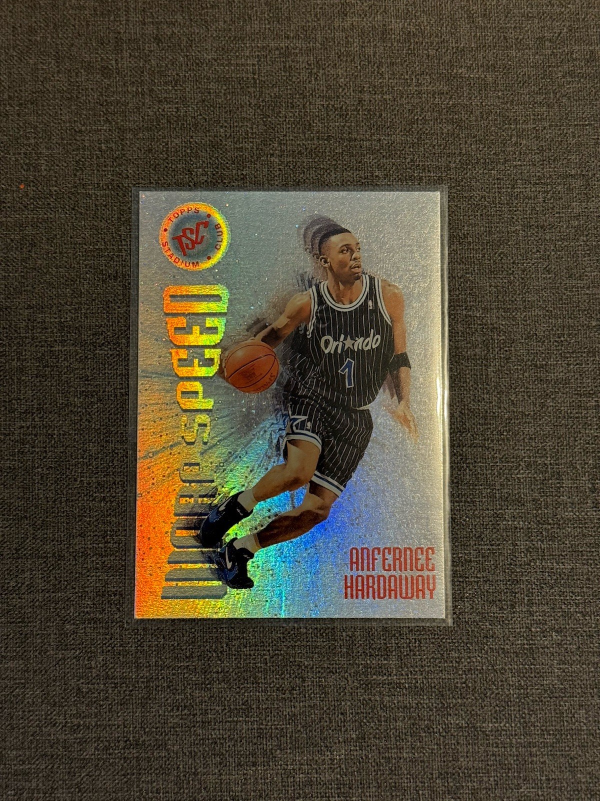 1995-96 Topps Stadium Club - Warp Speed Anfernee Hardaway #WS4