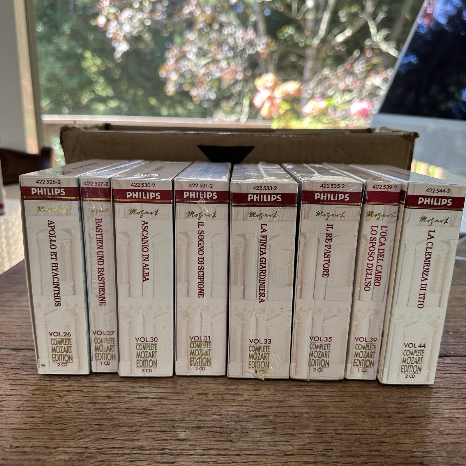 1991 Philips Complete Mozart Edition Opera Lot 8 Box Sets 4 FACTORY SEALED Mint