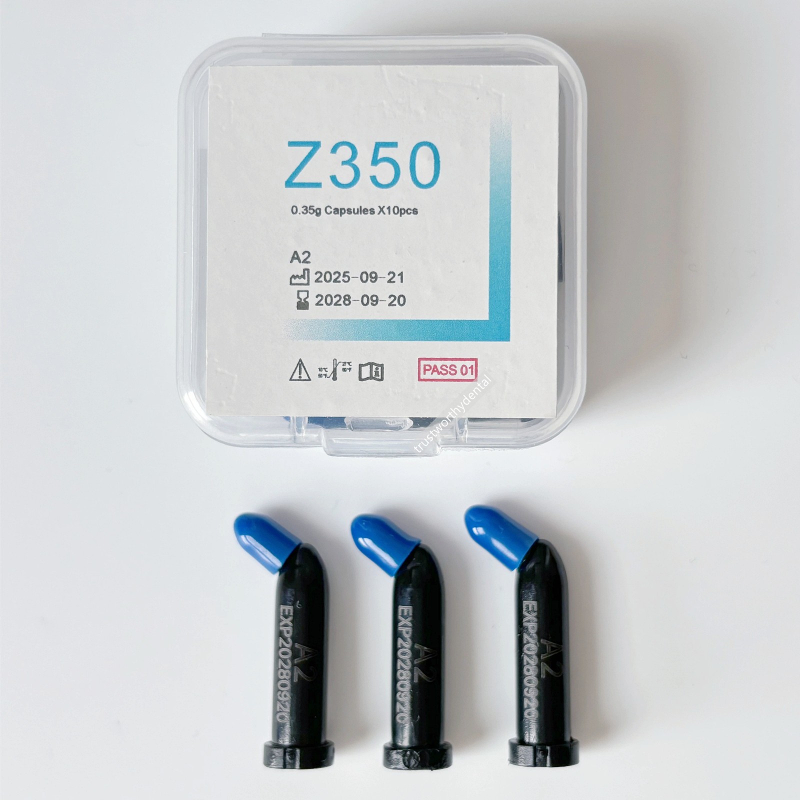 Dental Z350 A2 Capsule Resin Universal Restorative Composite Compules Light Cure