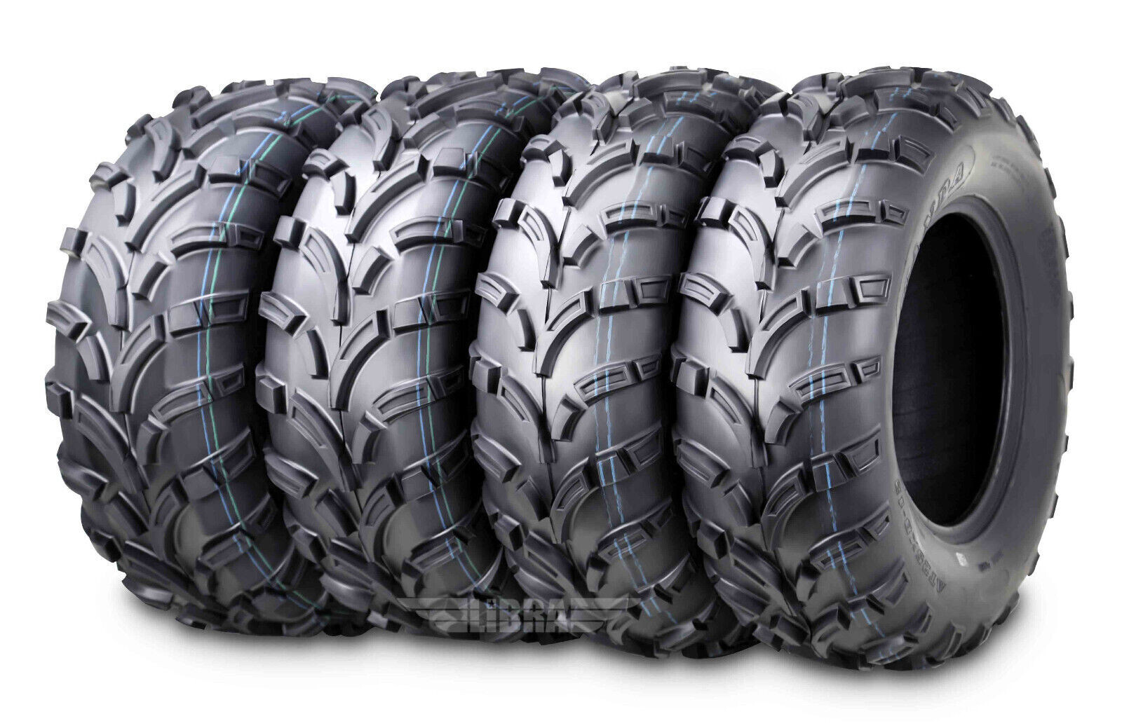 05-20 Suzuki KINGQUAD 400 450 500 700 750 ATV Tire Set 25x8-12 25x10-12 lit Mud