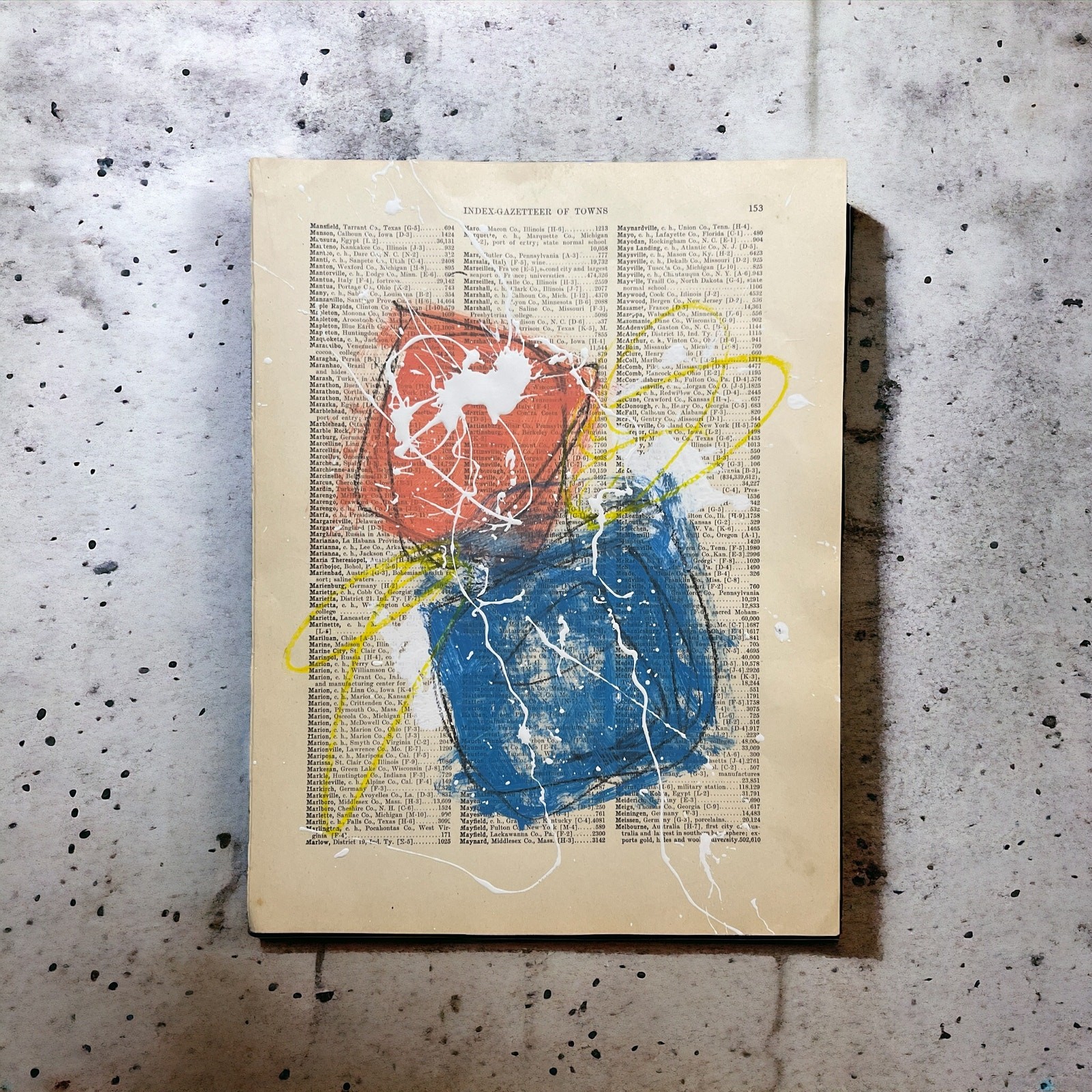 Original Mixed Media Abstract Art Painting 10x13.5” Wanderlust Series #21 Original Mixed Media Abstract Art Painting 10x13.5” Wanderlust Series #21