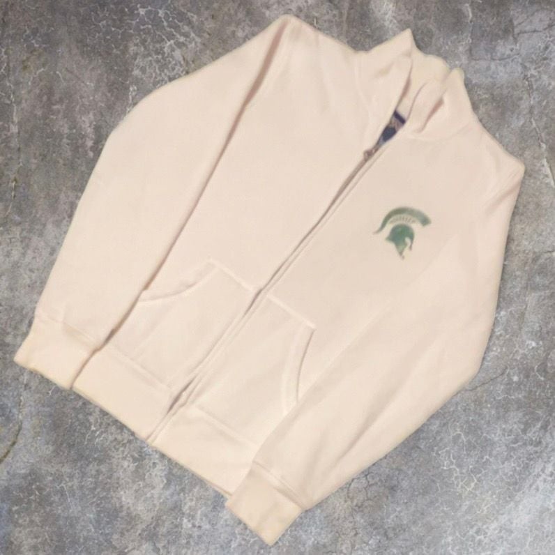 vintage style JanSport Michigan State Spartans full-zip turtleneck longsleeve vintage style JanSport Michigan State Spartans full-zip turtleneck longsleeve