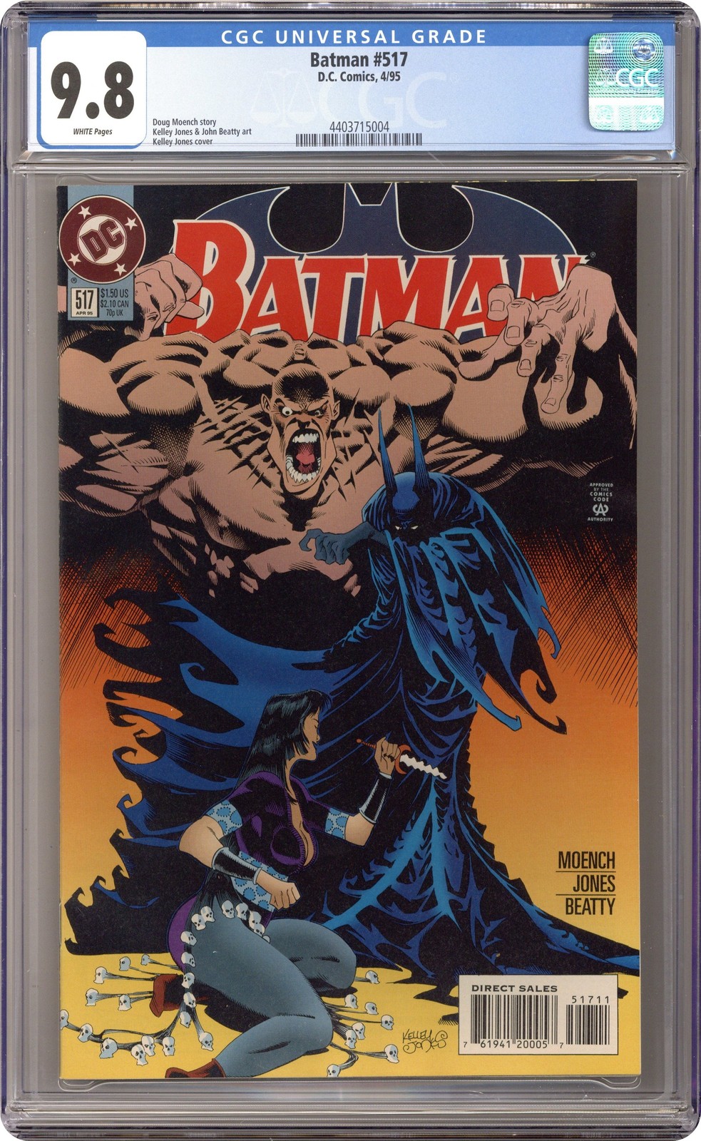 Batman #517 CGC 9.8 1995 4403715004