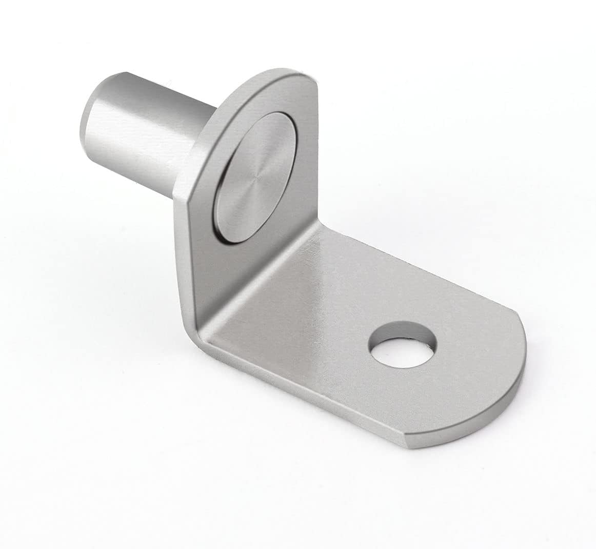 1/4 Inch Shelf Pegs,40Pcs Bracket Support Pins L-Shaped Holders for Cabinets