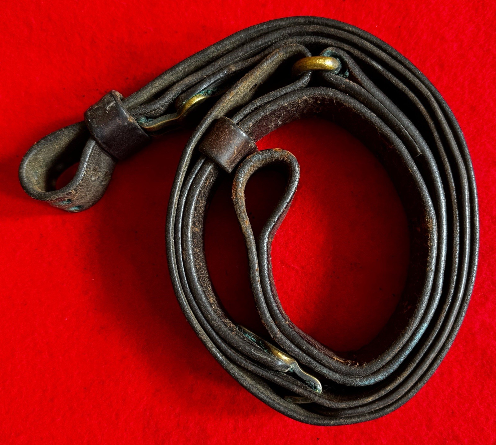 Scarce Original WW1 US M1907 Sling For 03 Springfield or M1917– Hoyt 1918