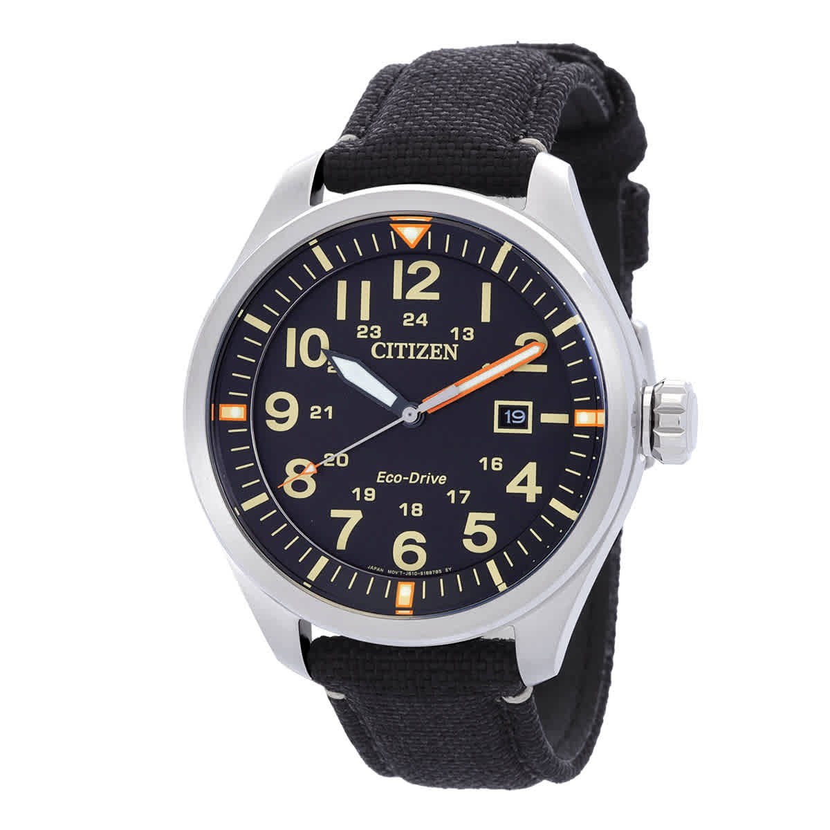 Citizen Eco-Drive Black Dial Men's Watch AW5000-24E