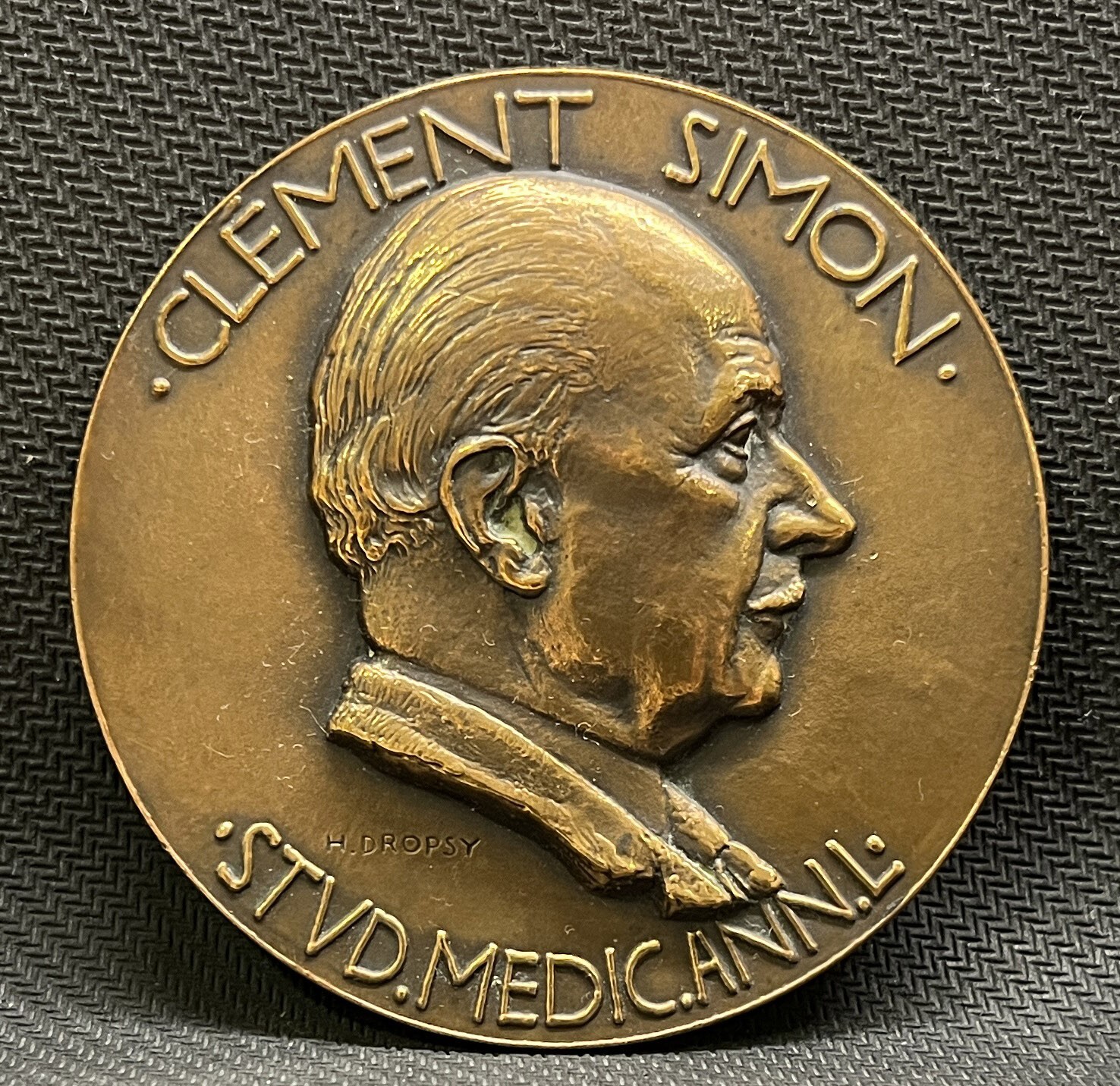 BY DROPSY FRANCE 1947 MEDICINE DR. CLEMENT SIMON MAGNIFICENT DETAILS SCARCE