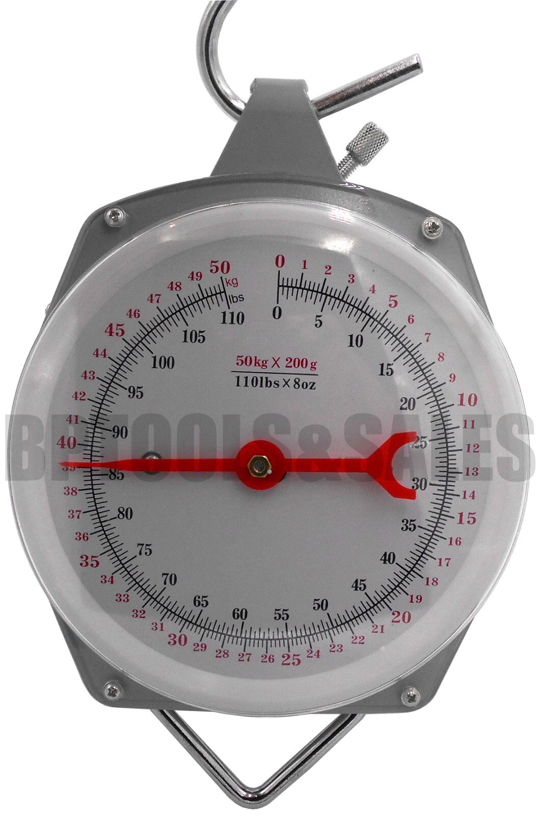 NEW 110LBS HANG UP SPRING SCALE DIAL WEIGHT ACCURATE HANGING SCALE PRODUCE FOOD