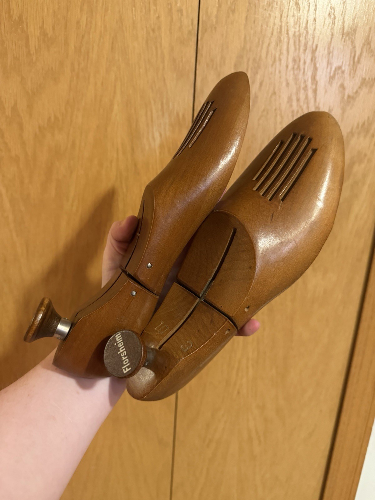 Vintage Florsheim Wooden Shoe Stretchers Vintage Florsheim Wooden Shoe Stretchers
