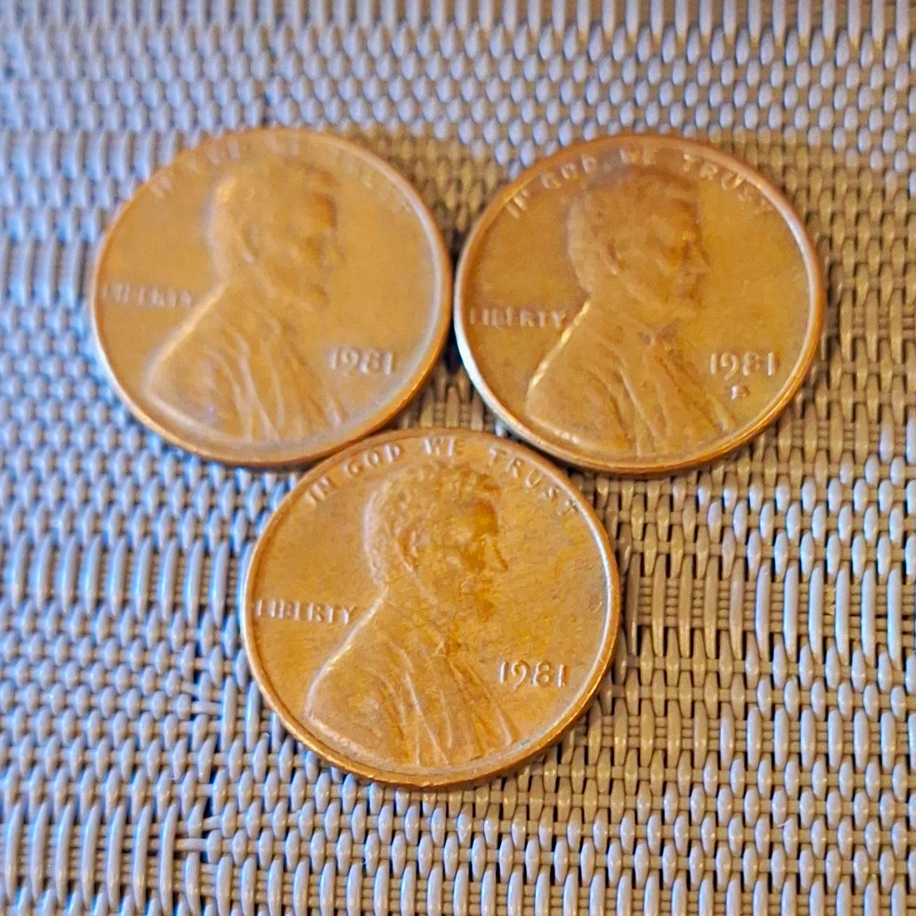1981 Lincoln Memorial Small Cent Penny Philadelphia Business Strike BN KM#201 1981 Lincoln Memorial Small Cent Penny Philadelphia Business Strike BN KM#201