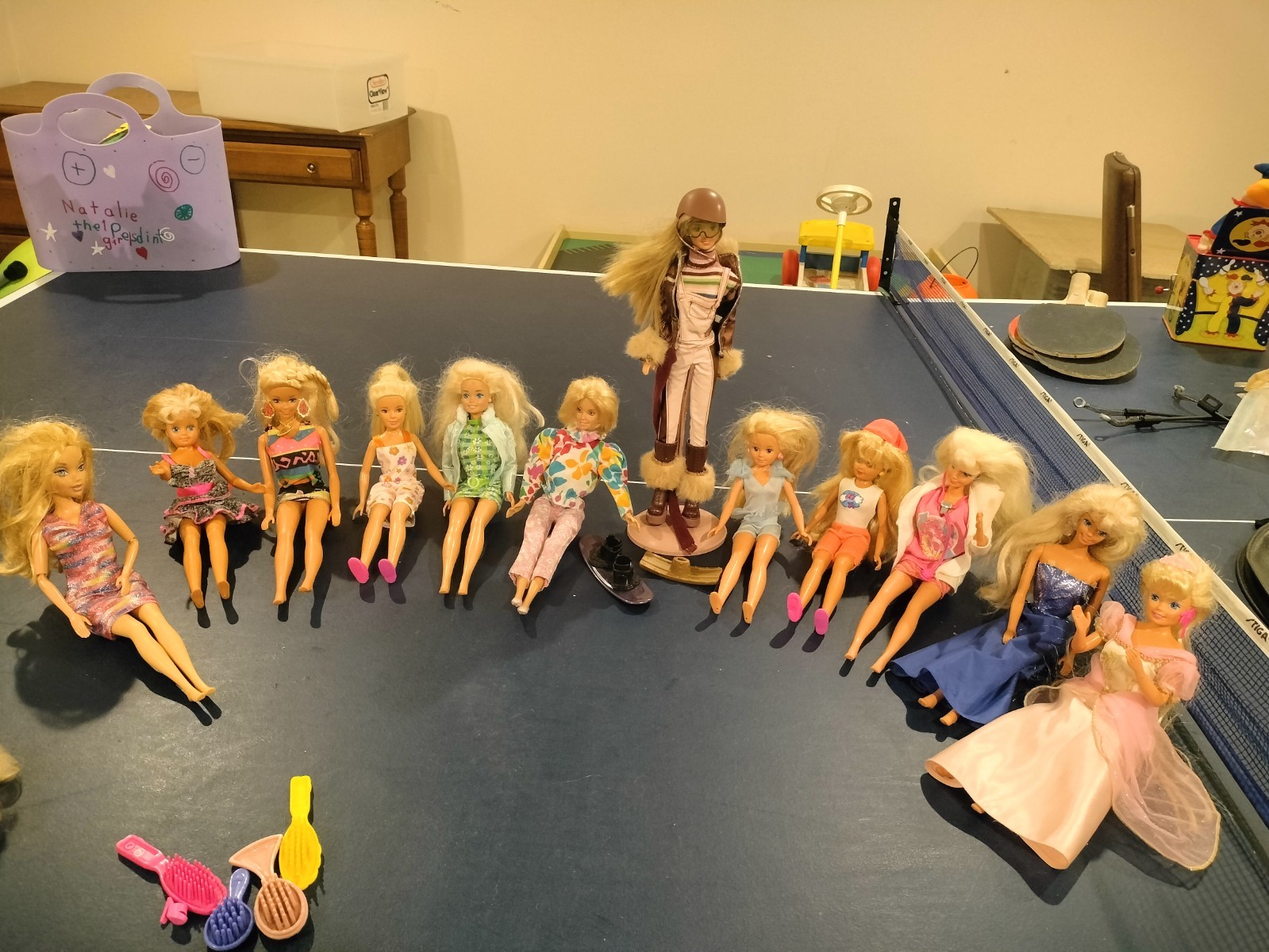 Vintage Barbie Doll Lot of 11 PLUS 1 Bratz Doll