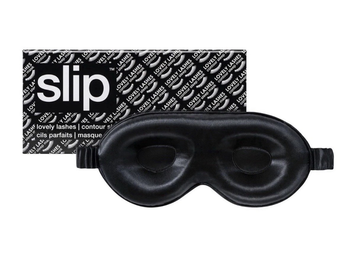 Slip Pure Silk Contour Sleep Mask – Lovely Lashes, One Size, Luxury Eye Mask 🌙